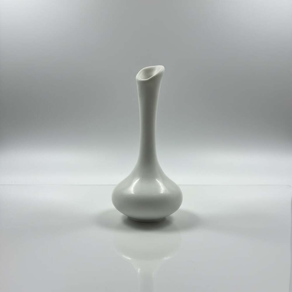 Van Briggle Pottery White Bud Vase